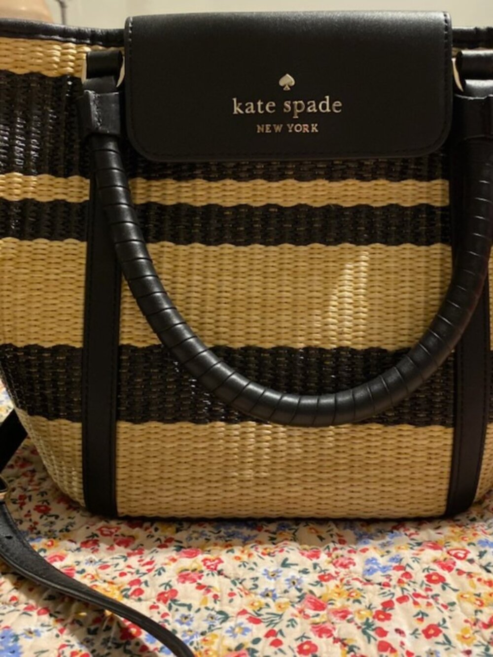 Kate Spade straw purse